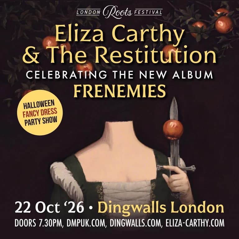 Exclusive tickets to Eliza Carthy Halloween Fancy Dress Gig.